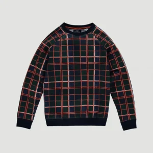 Diversity All Over Print Crew Neck Sweatshirt | Blue With Yellow