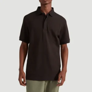 Hybrid Waffle Polo Shirt | BlackOut - A