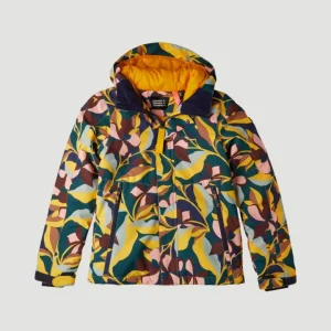 Allover Snow Jacket | Green With Pink or Purple