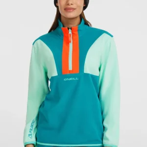 Polaire à col demi-zip FWC'Cruz Triple Polartec® | Retro Mint Colour Block