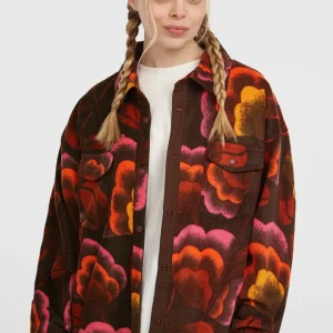 Chemise superfleece O'Riginals | Brown Originals Flower