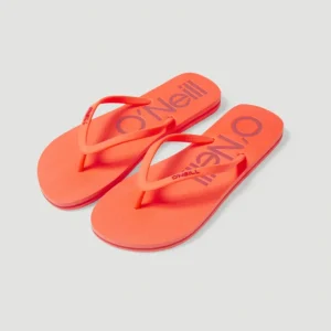Tongs à logo Profile | Neon Coral