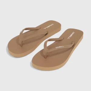 Tongs Profile à petit logo | Pure Cashmere