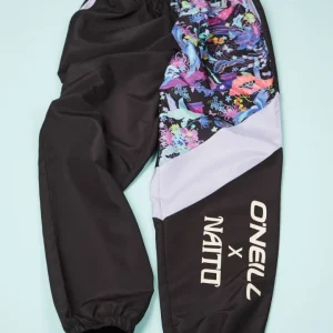 O'Nell x Naito High-Waist Track Pants | Black Blossom