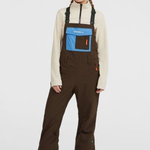 Salopette de ski FWC'Peak | Coffee Bean Colour Block