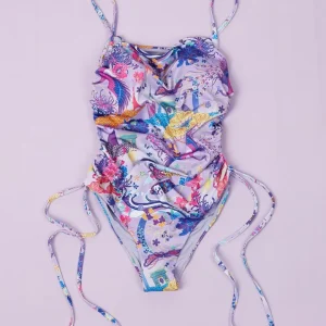 O'Neill x Naito Swimsuit | Purple Blossom