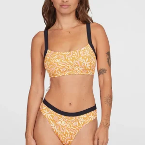 Ensemble de bikinis Sport | Orange Abstract Wave