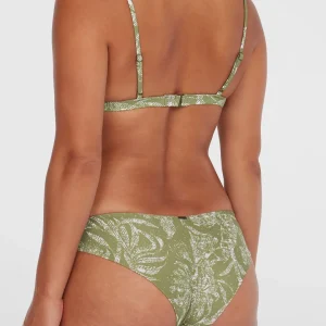 Bas de bikini Maoi | Green Textured Jungle