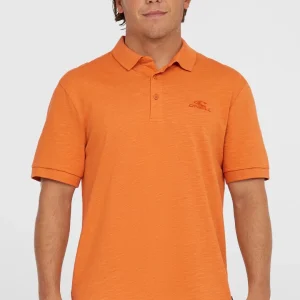 Slub Polo Small Logo | Cinnamon Stick