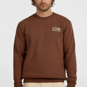 Sweatshirt à col rond Original Cali Logo | Hazel Spice