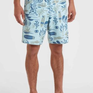 Boardshort Hyperfreak Mysto Scallop 19 | Blue Sky Mysto Scallop