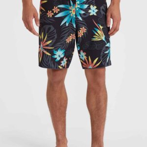 Boardshort Hyperfreak Mysto Scallop 19 | Black Mysto Scallop