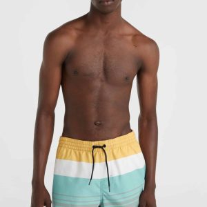 Short de bain Mix and Match Cali Print 15'' | Green Mix&Match Panel Print