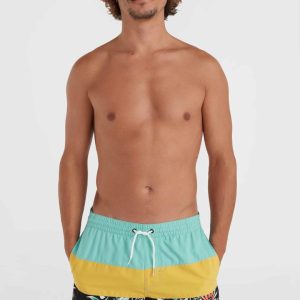 Short de bain Mix and Match Cali Block 15'' | Golden Haze