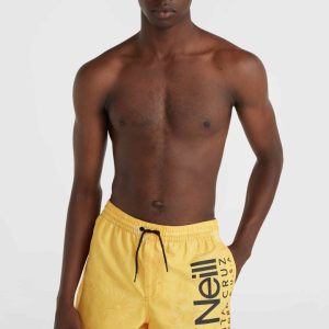 Short de bain Mix and Match Cali 16'' | Yellow Tonal Tropicana
