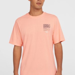 T-shirt Retro Graphic | Coral Pop