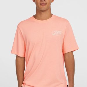 T-shirt Box Logo | Coral Pop