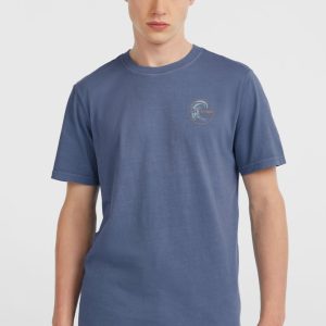 T-shirt O'Riginals Retro Back-Print | Mozart Blue