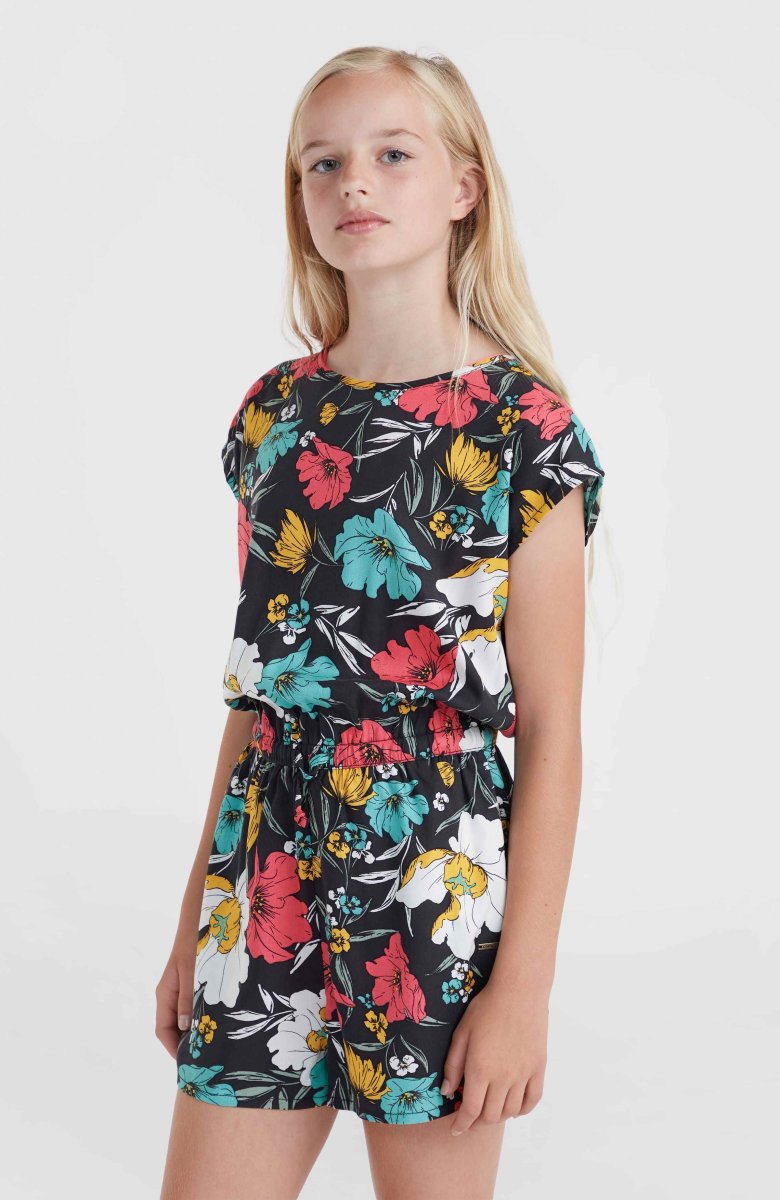 Combinaison Talia | Black/Blue Bluemchen