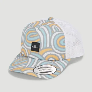 Casquette Flood Trucker | Blue Rainbow Stripe