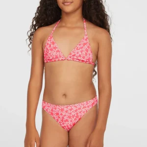 Ensemble de bikinis triangle Essentials | Pink Milliflower