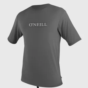 Skins Short Sleeve Rash Tee | Black/Charcoal