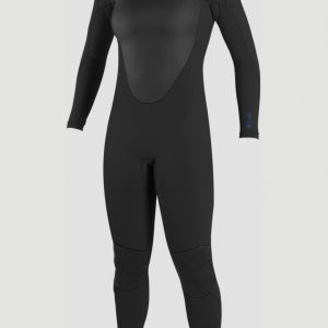 Epic 4/3mm Back Zip Full Wetsuit | A05 BLK/BLK/BLK