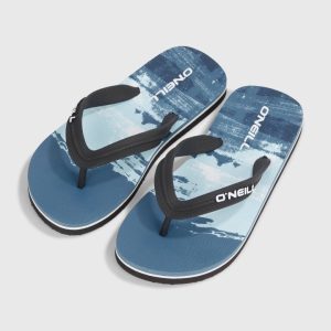 Tongs Profile Graphic | Blue Melted Stripe Boys