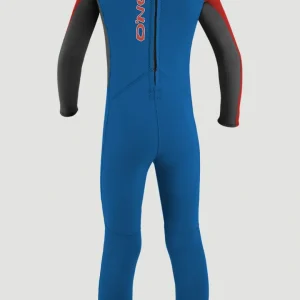 Reactor-2 2mm Back Zip Full Wetsuit | OCEAN/GRAPH/RED