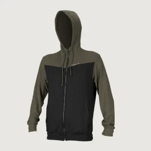 Hybrid Zip UV Hoodie | Black