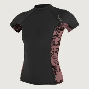 Skins Side Print Short Sleeve Crew | Black