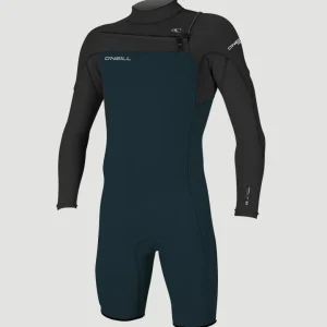 Hammer 2mm Chest Zip Long Sleeve Spring Wetsuit | SLATE/BLACK/BLACK