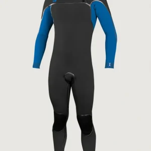 Psycho One Chest Zip 5/4mm Full Wetsuit | BLK/OCEAN