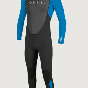 Reactor-2 3/2mm Back Zip Full Wetsuit | BLK/OCEAN