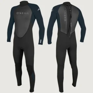 Reactor-2 3/2mm Back Zip Full Wetsuit | BLK/SLATE
