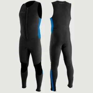 Reactor-2 2mm Front Zip Sleeveless Full Wetsuit | BLK/OCEAN