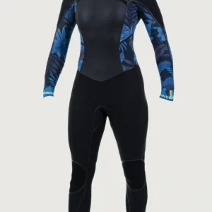 Psycho Tech 4/3mm Chest Zip Full Wetsuit | Black
