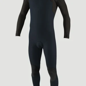 Hyperfreak Plus 3/2mm Chest Zip Full Wetsuit | CARBON/GUN METAL