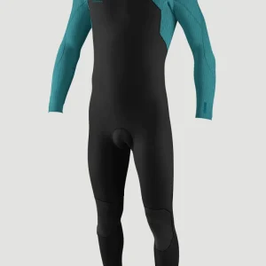 Hyperfreak Plus 4/3mm Chest Zip Full Wetsuit | BLACK/TIDE POOL