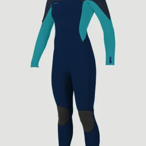 Hyperfreak Plus 4/3mm Chest Zip Full Wetsuit | Dark Blue