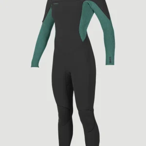 Hyperfreak Plus 4/3mm Chest Zip Full Wetsuit | RAVEN/BRISTOL