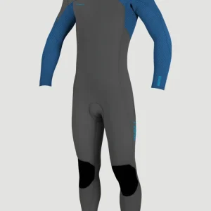 Hyperfreak Plus 3/2mm Chest Zip Full Wetsuit | GRAPHITE/SMOKE/BALI BLUE