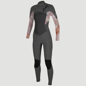 Epic 5/4mm Chest Zip Full Wetsuit | GRAPHITE/DESERT BLOOM