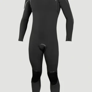 Psycho One 3/2mm Chest Zip Full Wetsuit | BLACK/BLACK