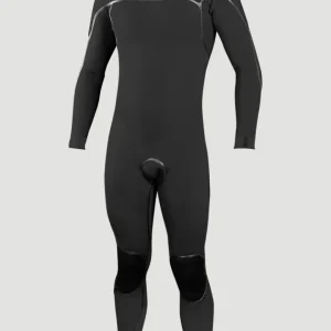 Psycho One 4/3mm Chest Zip Full Wetsuit | BLACK/BLACK