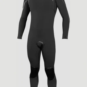 Psycho One 5/4mm Chest Zip Full Wetsuit | BLACK/BLACK