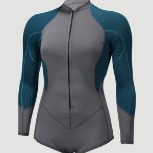 Blueprint 2/1.5mm Front Zip Longsleeve Spring Wetsuit | Grey