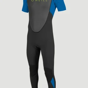 Reactor-2 2mm Backzip Shortsleeve Full Wetsuit | BLK/OCEAN