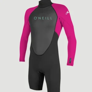 Reactor-2 2mm Back Zip Longsleeve Spring Wetsuit | BLK/BERRY