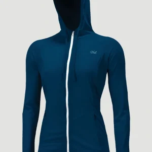 Blueprint Full Zip Sun Hoodie Womens | Deep Sea